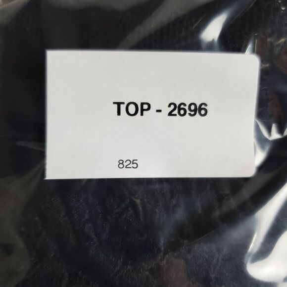 BKE Boutique Black Sheer Lace Trim High-Low Sleeveless Blouse – Size L - Picture 8 of 8